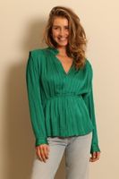 forte_forte forte_forte - blouse - 10056 my shirt - emerald - thumbnail