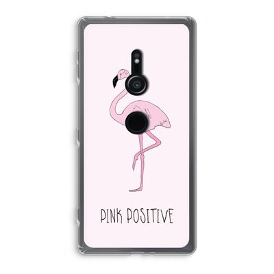 Pink positive: Sony Xperia XZ2 Transparant Hoesje