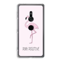 Pink positive: Sony Xperia XZ2 Transparant Hoesje