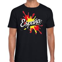 Espana/Spanje t-shirt spetter zwart voor heren - thumbnail