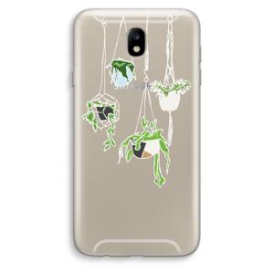 Hang In There: Samsung Galaxy J7 (2017) Transparant Hoesje