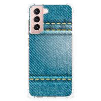 Samsung Galaxy S21 FE Anti Shock Bumper Case Jeans