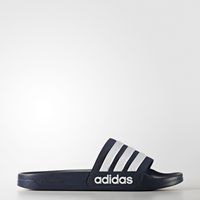 Adidas Adilette Cloudfoam Man Blauw, Wit