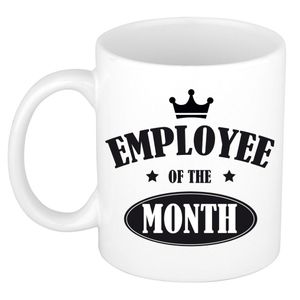 1x stuks collega cadeau mok / beker employee of the month