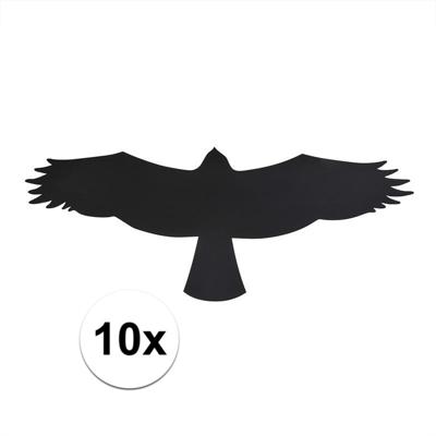 Vogel Raamstickers - 10x - anti inslag - binnen en buiten - buizerd