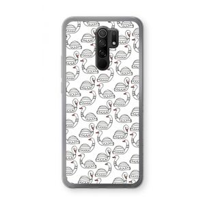 Zwanen: Xiaomi Redmi 9 Transparant Hoesje