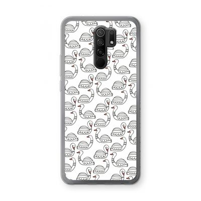 Zwanen: Xiaomi Redmi 9 Transparant Hoesje