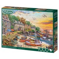 Falcon de luxe Harbour Cottages (1000 stukjes) - Legpuzzel voor volwassenen - thumbnail