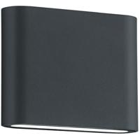 LED Tuinlamp Wandarmatuur 4W - Mat Antraciet Aluminium