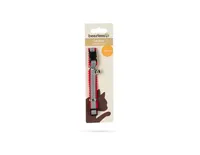 Beeztees reflecterend kattenbandje grijs/rood
