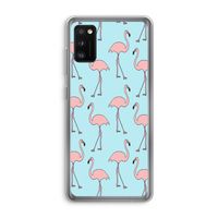 Anything Flamingoes: Samsung Galaxy A41 Transparant Hoesje