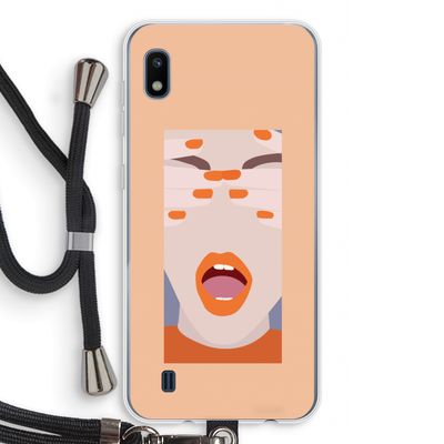 Surprise: Samsung Galaxy A10 Transparant Hoesje met koord