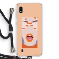 Surprise: Samsung Galaxy A10 Transparant Hoesje met koord