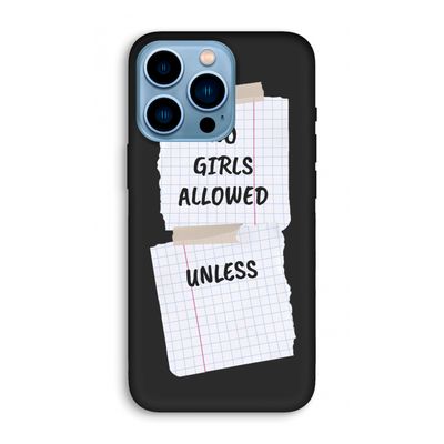 No Girls Allowed Unless: iPhone 13 Pro Biologisch afbreekbaar hoesje