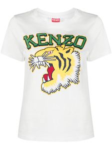 Kenzo t-shirt en coton à imprimé graphique - Blanc