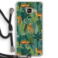 Luipaard 2: Samsung Galaxy A3 (2016) Transparant Hoesje met koord