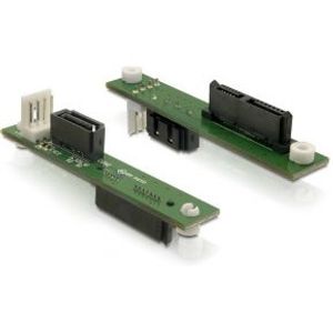 DeLOCK Adapter SATA Slimline > SATA SATA-kabel SATA Slimline 7+6 pin SATA 7pin