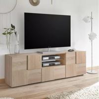 Tv-meubel Dama 181 cm breed in sonoma eiken