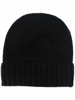 Dell'oglio bonnet à détail nervuré - Noir Dell'oglio bonnet à détail nervuré - Noir