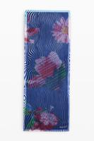 Rechthoekige foulard bluestrip - BLUE - U