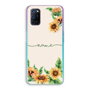 Zonnebloemen: Oppo A72 Transparant Hoesje