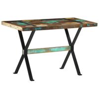 Eettafel 120x60x76 cm massief gerecycled hout