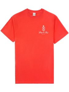 Sporty & Rich t-shirt Vendome à logo imprimé - Rouge