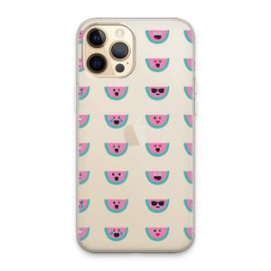 Smiley watermeloenprint: iPhone 13 Pro Max Transparant Hoesje