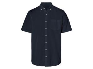 LIVERGY Heren overhemd (Marineblauw, XXL)