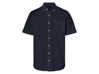 LIVERGY Heren overhemd (Marineblauw, XXL)