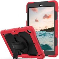 Casecentive Handstrap Pro Hardcase with handstrap iPad Air 2 rood - 8720153794930 - thumbnail