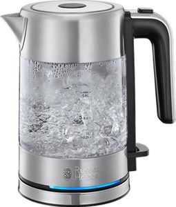 Russell Hobbs 24191-70 waterkoker 0,8 l 2200 W Zwart, Roestvrijstaal, Transparant