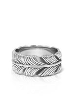 Nialaya Jewelry bague à gravures - Argent - thumbnail