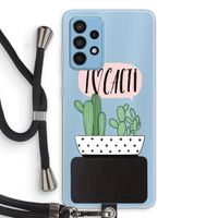 I love cacti: Samsung Galaxy A52 Transparant Hoesje met koord