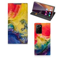 Bookcase Samsung Galaxy Note 20 Ultra Watercolor Dark