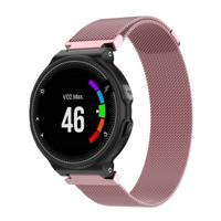 Milanese polsband horlogeband voor Garmin Forerunner 235 26cm (roze)