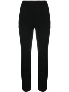 Patrizia Pepe slim-cut high-waisted trousers - Noir