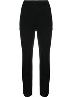 Patrizia Pepe slim-cut high-waisted trousers - Noir