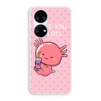Love You A Lotl: Huawei P50 Transparant Hoesje