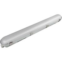 mlight LED-lamp voor vochtige ruimte Energielabel: D (A - G) LED 24 W Koudwit Grijs