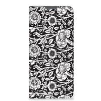 Motorola Moto E32 | Moto E32s Smart Cover Black Flowers