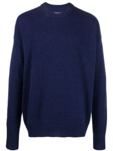 Jil Sander pull en cachemire à col rond - Bleu