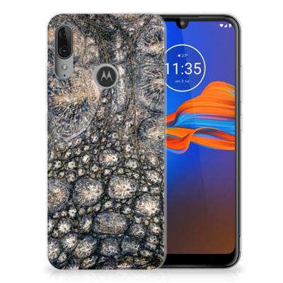 Motorola Moto E6 Plus | TPU Hoesje | Krokodillenprint