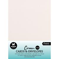Studio Light • cards & envelopes creme 12,70x17,78cm