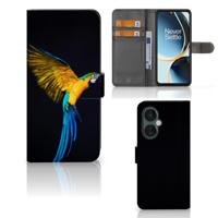 OnePlus Nord CE 3 Lite | Telefoonhoesje | Met pasjeshouder | Papegaai