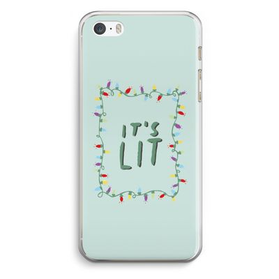 It's Lit: iPhone 5 / 5S / SE Transparant Hoesje