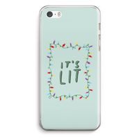 It's Lit: iPhone 5 / 5S / SE Transparant Hoesje