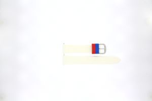 Lacoste horlogeband 2000395 / LC-12-3-14-0080 Rubber Wit 18mm