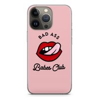 Badass Babes Club: iPhone 13 Pro Transparant Hoesje