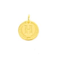 Imotionals Ronde Kettinghanger Letter H Goud Imotionals Ronde Kettinghanger Letter H Goud